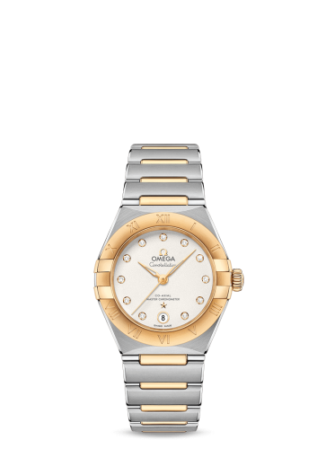 Omega Constellation Manhattan 29 Co-Axial Master Chronometer Stainless Steel / Yellow Gold / Silver Diamond 131.20.29.20.52.002