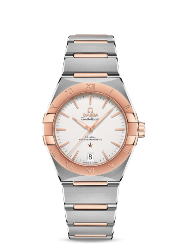 Omega Constellation Master Chronometer 36 Stainless Steel / Sedna / Silver / Bracelet 131.20.36.20.02.001