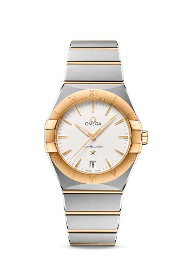 Omega Constellation Quartz 36 Stainless Steel / Yellow Gold / Silver / Bracelet 131.20.36.60.02.002