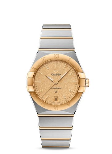 Omega Constellation Quartz 36 Stainless Steel / Yellow Gold / Silver / Bracelet 131.20.36.60.08.001