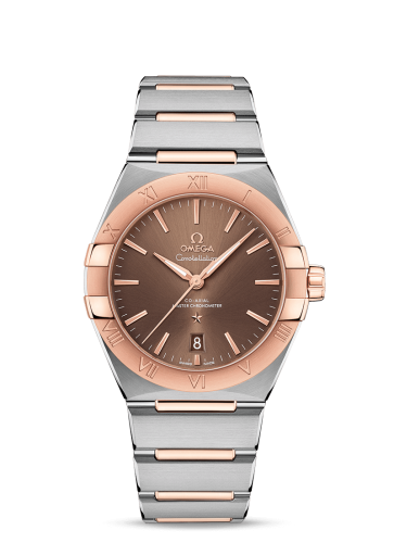 Omega Constellation Master Chronometer 39 Stainless Steel / Sedna / Brown / Bracelet 131.20.39.20.13.001