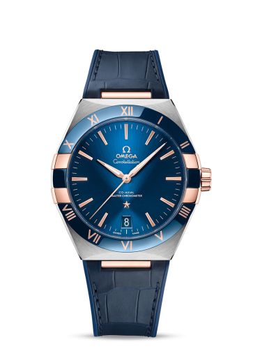Omega Constellation Master Chronometer 41 Stainless Steel / Sedna Gold / Ceramic / Blue 131.23.41.21.03.001