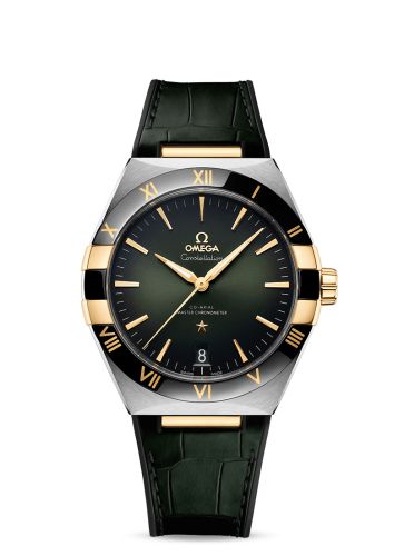 Omega Constellation Master Chronometer 41 Stainless Steel - Yellow Gold - Ceramic / Green 131.23.41.21.10.001