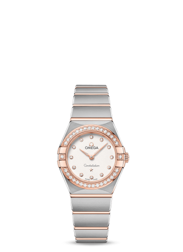 Omega Constellation Manhattan 25 Quartz Stainless Steel / Sedna Gold / Silver Diamond / Diamond 131.25.25.60.52.001