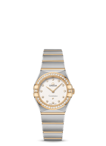 Omega Constellation Manhattan 25 Quartz Stainless Steel / Yellow Gold / Silver Diamond / Diamond 131.25.25.60.52.002