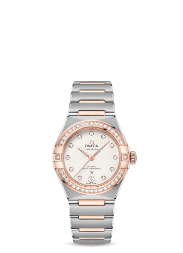 Omega Constellation Manhattan 29 Co-Axial Master Chronometer Stainless Steel / Sedna Gold / Silver Diamond / Diamond 131.25.29.20.52.001