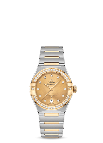 Omega Constellation Manhattan 29 Co-Axial Master Chronometer Stainless Steel / Yellow Gold / Champagne Diamond / Diamond 131.25.29.20.58.001