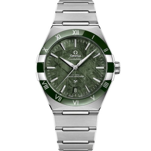 Omega Constellation Master Chronometer 41 Stainless Steel - Ceramic / Green Meteorite 131.30.41.21.99.002