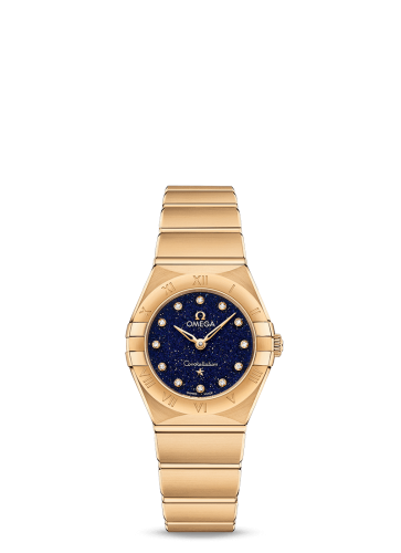 Omega Constellation Manhattan 25 Quartz Yellow Gold / Aventurine 131.50.25.60.53.001