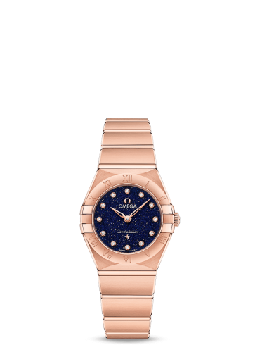 Omega Constellation Manhattan 25 Quartz Sedna Gold / Aventurine 131.50.25.60.53.002