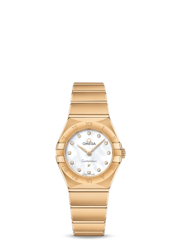 Omega Constellation Manhattan 25 Quartz Yellow Gold / MOP 131.50.25.60.55.002