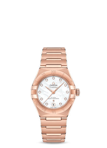 Omega Constellation Manhattan 29 Co-Axial Master Chronometer Sedna Gold / MOP 131.50.29.20.55.001