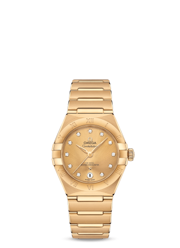 Omega Constellation Manhattan 29 Co-Axial Master Chronometer Yellow Gold / Champagne 131.50.29.20.58.001