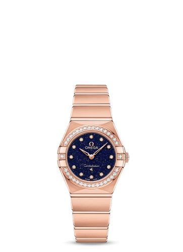 Omega Constellation Manhattan 25 Quartz Sedna Gold / Aventurine / Diamond 131.55.25.60.53.002