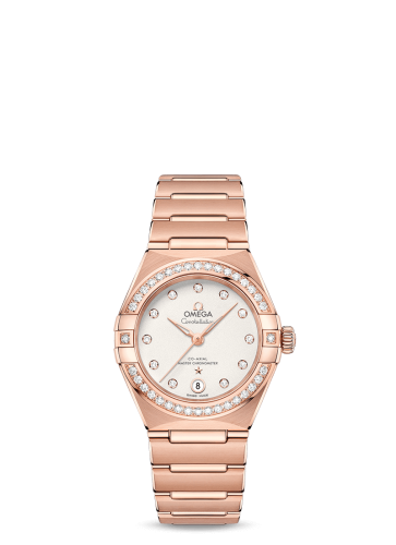 Omega Constellation Manhattan 29 Co-Axial Master Chronometer Sedna Gold / Silver / Diamond 131.55.29.20.52.001