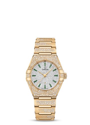 Omega Constellation Manhattan 29 Co-Axial Master Chronometer Yellow Gold / Snow / Bracelet 131.55.29.20.99.002