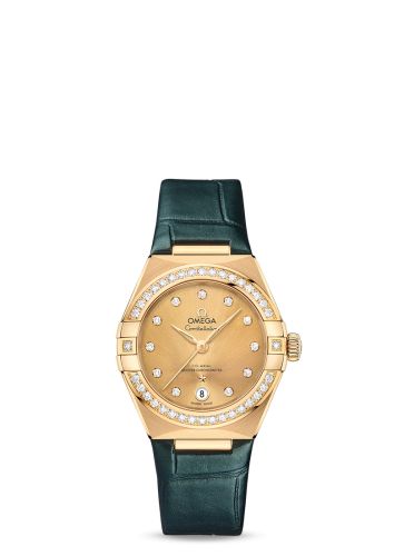 Omega Constellation Manhattan 29 Co-Axial Master Chronometer Yellow Gold / Diamond / Champagne - Diamond 131.58.29.20.58.001