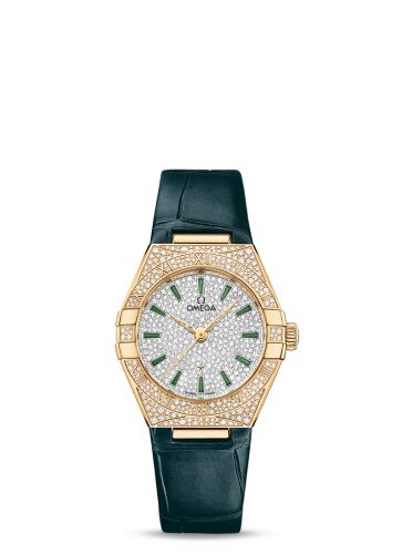 Omega Constellation Manhattan 29 Co-Axial Master Chronometer Yellow Gold / Snow 131.58.29.20.99.002