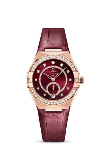 Omega Constellation Master Chronometer Small Seconds 34 Sedna Gold / Diamond / Black 131.58.34.20.61.001