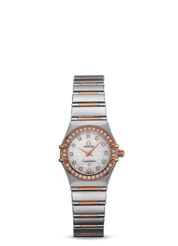 Omega Constellation Quartz 22.5 '95 Stainless Steel / Red Gold / Diamond / MOP 1360.75.00