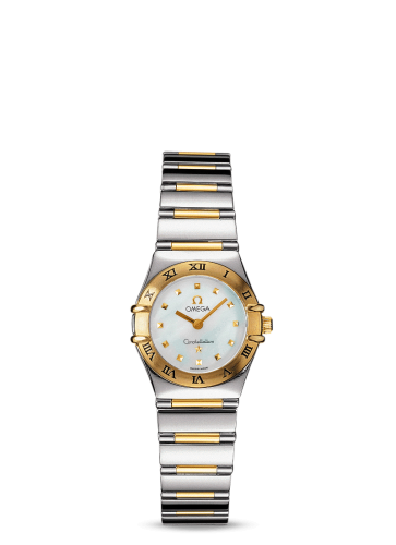 Omega Constellation Quartz 22.5 My Choice Stainless Steel / Yellow Gold / MOP 1361.71.00