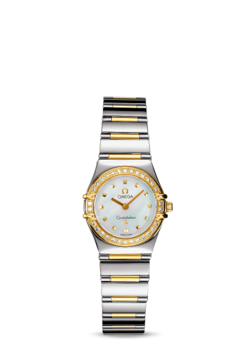 Omega Constellation Quartz 22.5 My Choice Stainless Steel / Yellow Gold / Diamond / MOP 1365.71.00