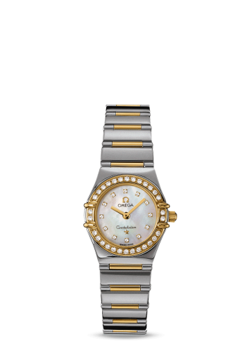 Omega Constellation Quartz 22.5 My Choice Stainless Steel / Yellow Gold / Diamond / MOP 1365.75.00