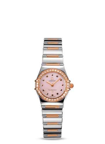 Omega Constellation Quartz 22.5 My Choice Stainless Steel / Red Gold / Diamond / Pink 1368.73.00