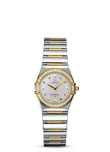 Omega Constellation Quartz 25.5 My Choice Stainless Steel / Yellow Gold / Diamond / White 1376.71.00