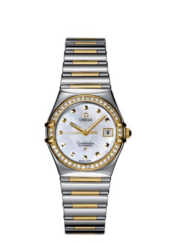 Omega Constellation Automatic 27.5 My Choice Stainless Steel / Yellow Gold / Diamond / MOP 1396.71.00