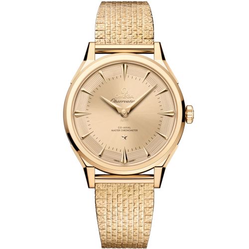 Omega Constellation Observatory Moonshine Gold / Champagne / Bracelet 140.50.39.21.99.001