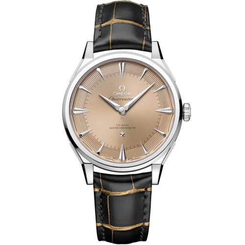 Omega Constellation Observatory Platinum / Salmon 140.93.39.21.99.001