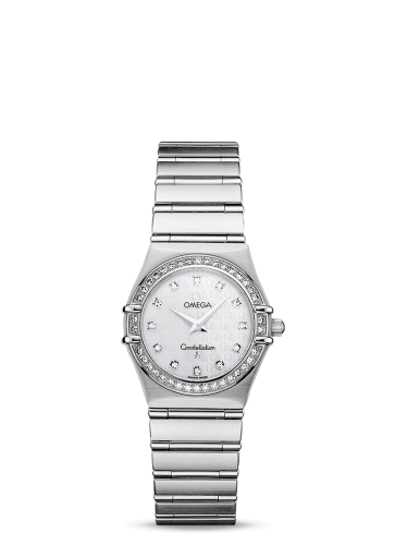 Omega Constellation Quartz 25.5 '95 Stainless Steel / Diamond / MOP 1458.75.00