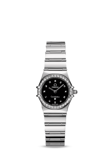 Omega Constellation Quartz 25.5 My Choice Stainless Steel / Diamond / Black 1465.51.00