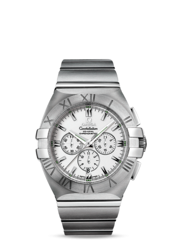 Omega Constellation Co-Axial 41 Chronograph Double Eagle Stainless Steel / White / Bracelet 1514.20.00