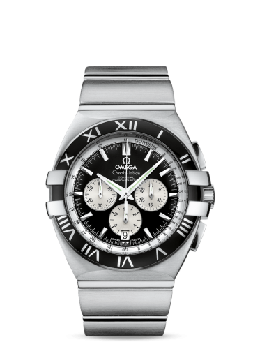 Omega Constellation Co-Axial 41 Chronograph Double Eagle Stainless Steel / Black / Bracelet 1519.51.00