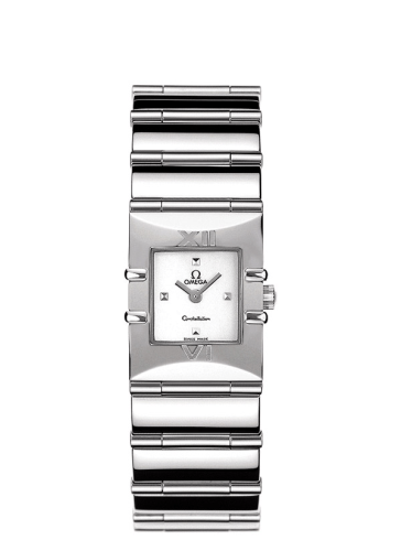 Omega Constellation Quadra Quartz 19.3 Stainless Steel / Diamond / MOP 1521.71.00