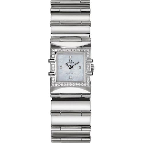 Omega Constellation Quadra Quartz 19.3 Stainless Steel - Diamond / MOP 1528.76.00