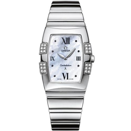 Omega Constellation Quadrella Quartz 25 Stainless Steel / MOP 1586.70.00