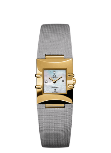 Omega Constellation Quadra Quartz 19.3 Yellow Gold / MOP 1631.78.61