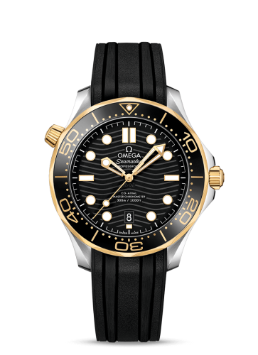 Omega Seamaster Diver 300M Master Co-Axial 42 Stainless Steel / Yellow Gold / Black / Rubber 210.22.42.20.01.001