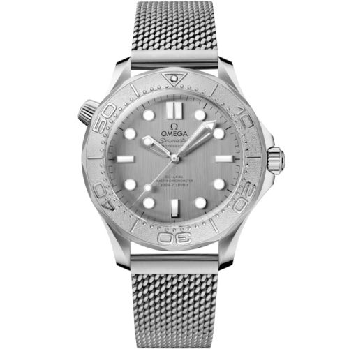 Omega Seamaster Diver 300M No-Date Master Co-Axial 42 Stainless Steel - Titanium / Grey / Bracelet 210.30.42.20.06.002