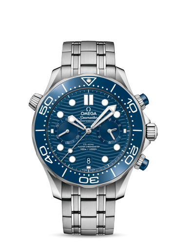 Omega Seamaster Diver 300M Master Co-Axial 44 Chronograph Stainless Steel / Blue / Bracelet 210.30.44.51.03.001