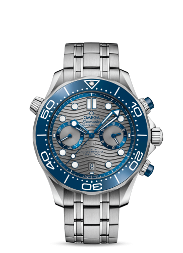 Omega Seamaster Diver 300M Master Co-Axial 44 Chronograph Stainless Steel / Grey / Bracelet 210.30.44.51.06.001