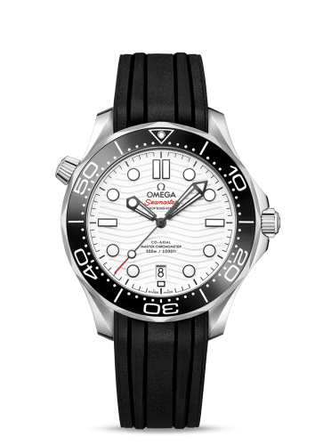 Omega Seamaster Diver 300M Master Co-Axial 42 Stainless Steel / White / Rubber 210.32.42.20.04.001