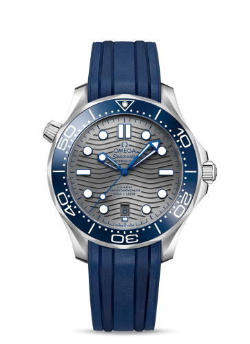 Omega Seamaster Diver 300M Master Co-Axial 42 Stainless Steel / Grey / Rubber 210.32.42.20.06.001