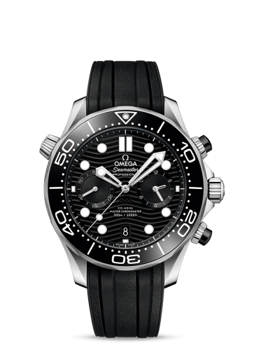 Omega Seamaster Diver 300M Master Co-Axial 44 Chronograph Stainless Steel / Black / Rubber 210.32.44.51.01.001