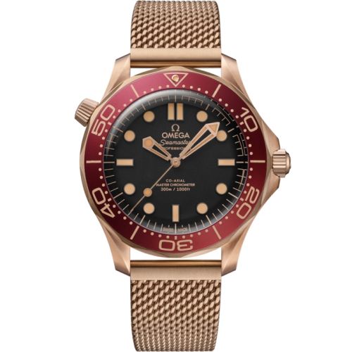 Omega Seamaster Diver 300M Master Co-Axial 42 Bronze Gold / Black / Bracelet 210.90.42.20.01.003