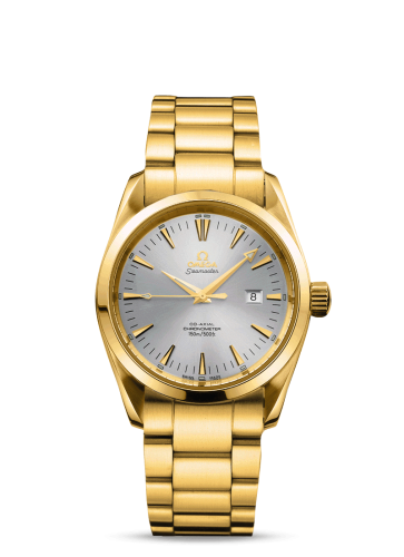 Omega Seamaster Aqua Terra 150M Co-Axial 36.2 Yellow Gold / Silver / Bracelet 2104.30.00