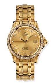 Omega Seamaster 120M Automatic 36.25 Yellow Gold / Diamond / Champagne 2105.15.00